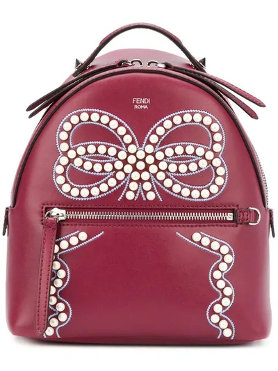 Fendi Embellished Backpack