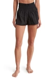 Fp Movement Way Home Smocked Skort In Black