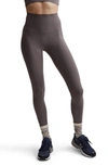 Varley Always Super High-waisted Ankle Leggings In Deep Charcoal