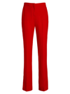Another Tomorrow Classic Merino Wool Pants In Red