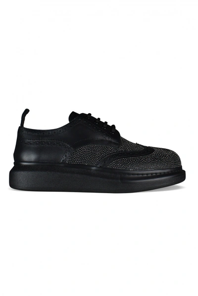 Alexander Mcqueen Derby Hybrid In Black