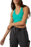 Fp Movement Free Throw Crop Tank In Sport Green