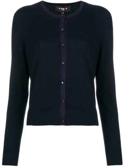 Paule Ka Buttoned Cardigan - Blue