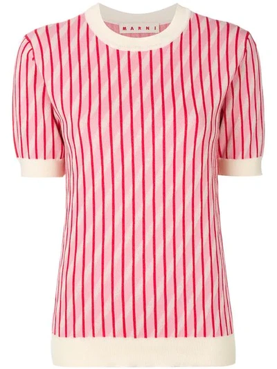 Marni Striped Knitted T-shirt