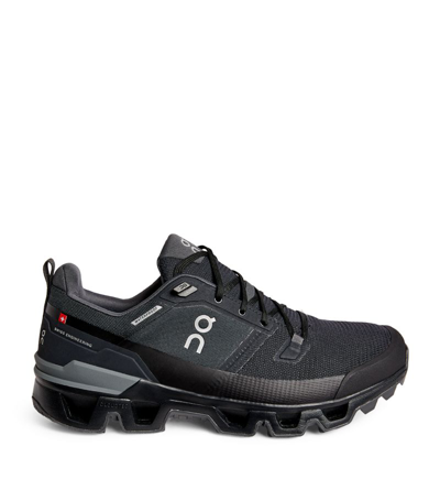 On Running Cloudwander Waterproof Trainers In Black