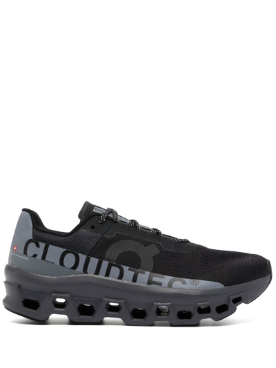 On Running Cloudmonster Lo-top Sneakers In Black