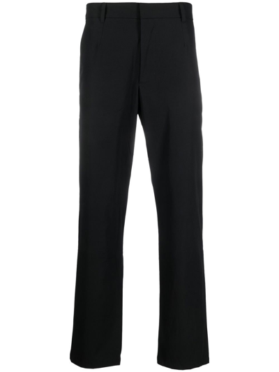 Norse Projects Straight-leg Tailored Trousers In Black