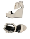 John Galliano Sandals In Beige