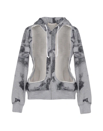 Comme Des Garçons Hooded Sweatshirt In Grey