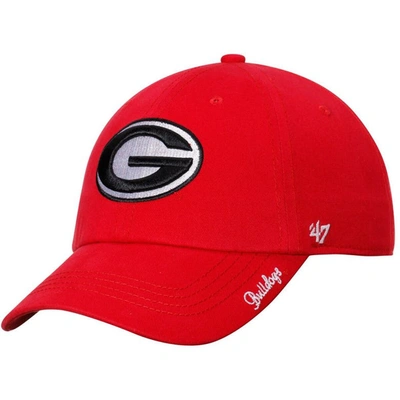 47 ' Red Georgia Bulldogs Miata Clean Up Adjustable Hat