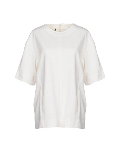 Marni T-shirts In Ivory