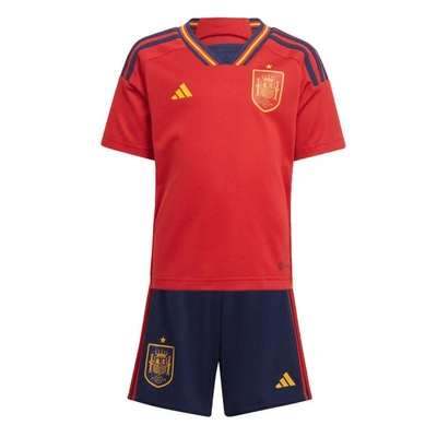 Adidas Originals Kids' Toddler Adidas Red/navy Spain National Team 2022/23 Home Mini Kit