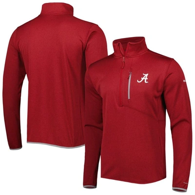 Columbia Crimson Alabama Crimson Tide Park View Omni-wick Half-zip Top