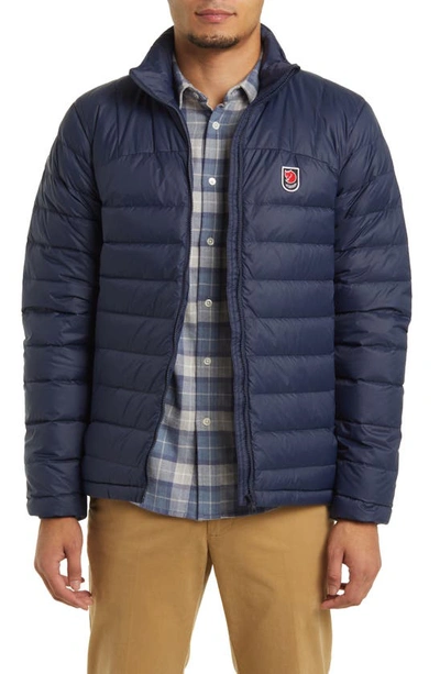 Fjall Raven Expedition Packable Down Jacket In Navy