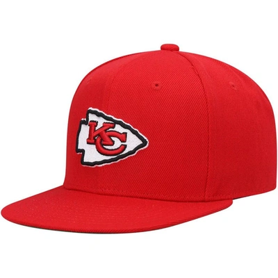 Mitchell & Ness Kids' Youth  Red Kansas City Chiefs Gridiron Classics Ground Snapback Hat