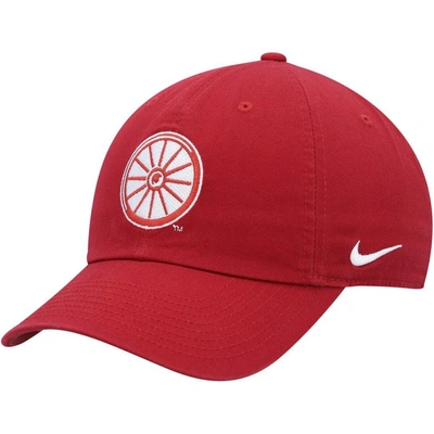Nike Crimson Oklahoma Sooners Heritage86 Logo Adjustable Hat