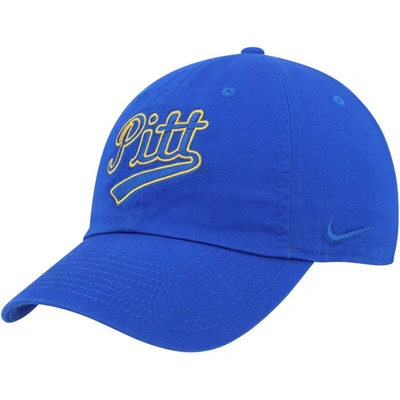 Nike Royal Pitt Panthers Heritage86 Logo Adjustable Hat