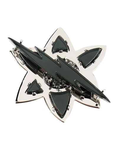 Dsquared2 Brooch In Military Green