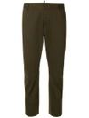 Dsquared2 Cropped Tailored Trousers - Green