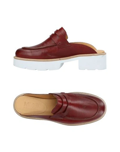 Mm6 Maison Margiela In Maroon