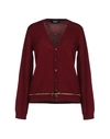 Dsquared2 Cardigan In Maroon