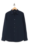 Theory Irving Linen Button Down Shirt In New Pestle Melange