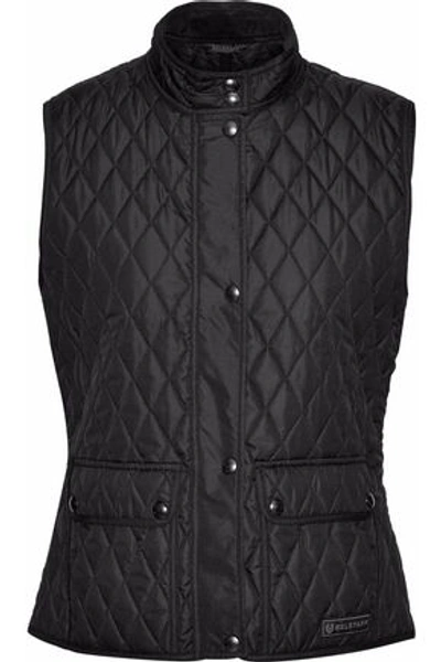 Belstaff Woman Quilted Shell Vest Black