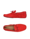 Tod's Loafers In Red