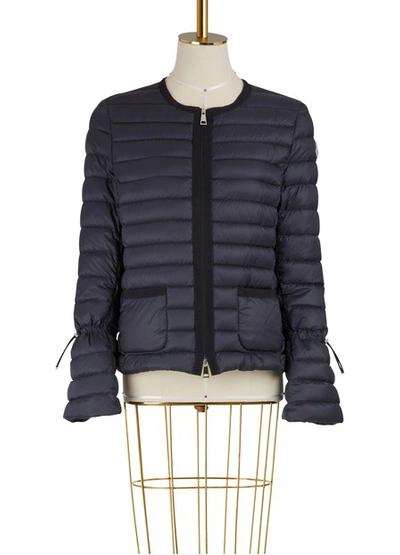 Moncler Almandin Quilted Down Jacket In Navy
