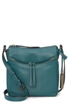 Vince Camuto Staja Leather Crossbody Bag - Blue In Deep Teal