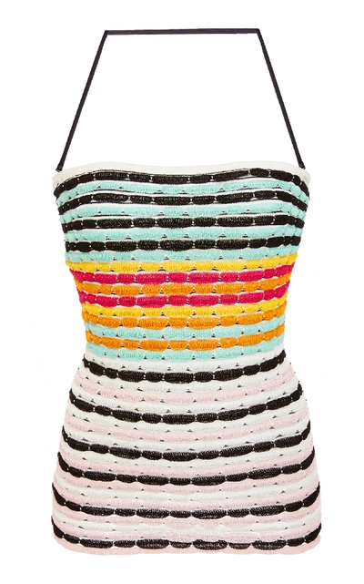 Missoni Bandage Halter Top In Stripe