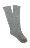 Rochas Calzino Cashmere Sock In Grey