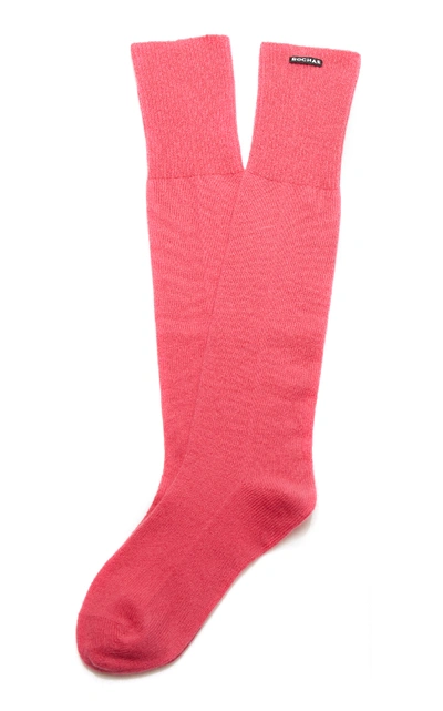 Rochas Calzino Cashmere Sock In Pink