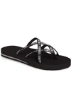 Teva 'olowahu' Sandal In Pana Black/ Grey Fabric