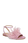 Pour La Victoire Layla Leather Sandal In Orchid Leather