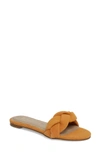 Matisse Georgie Slide Sandal In Mango Suede