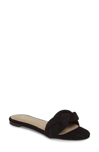 Matisse Georgie Slide Sandal In Black Suede
