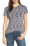 Lucky Brand Printed T-shirt In Blue Multi
