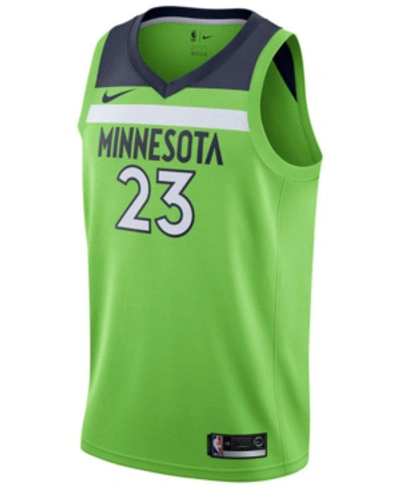 Nike Men's Jimmy Butler Minnesota Timberwolves Statement Swingman Jersey In Green