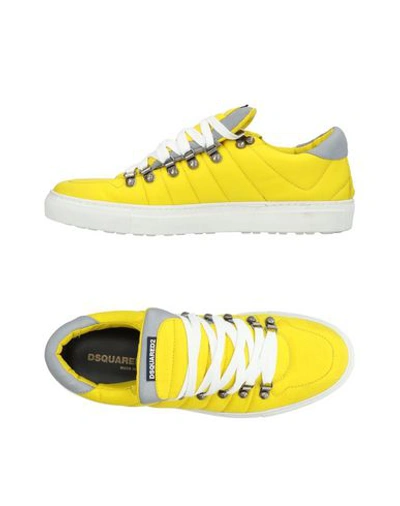 Dsquared2 Sneakers In Yellow