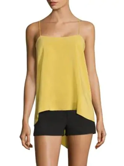 Theory Vanissa Silk Camisole In Pollen