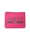 Gucci Print Portfolio In Pink