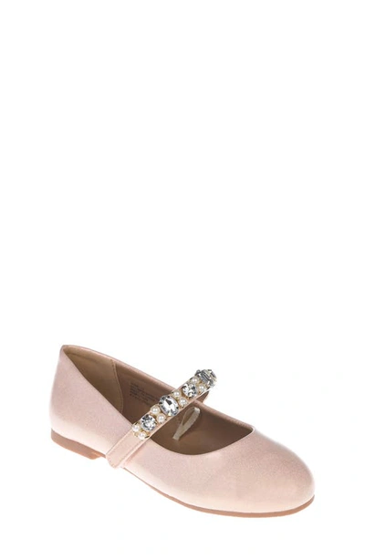 Vince Camuto Kids' Embellished Mary Jane Flat In Blush