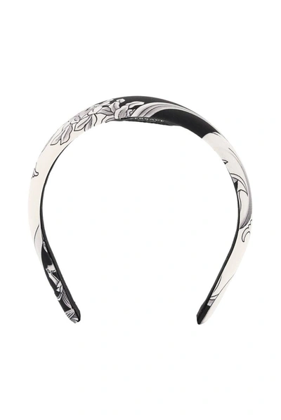 Versace Baroque Pattern Head Band In Multi
