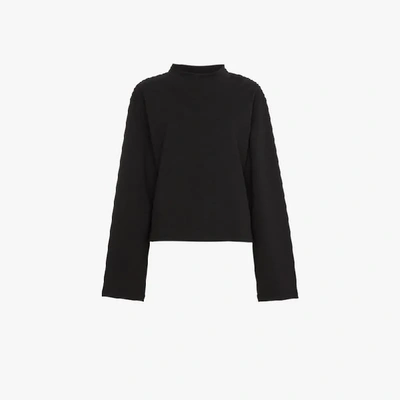 Vetements Open Back Top In Black