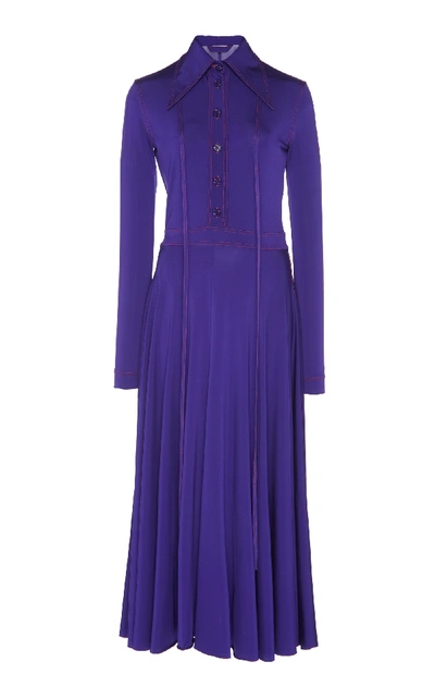 Nina Ricci Luxury Jersey Dress In Purple