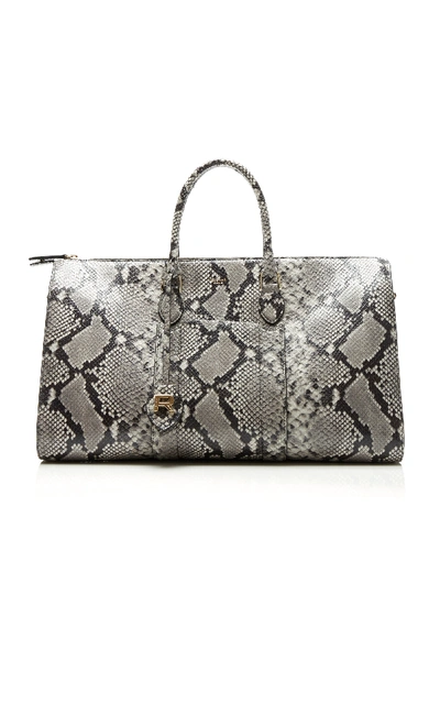 Rochas Large Bauletto Bag In Python