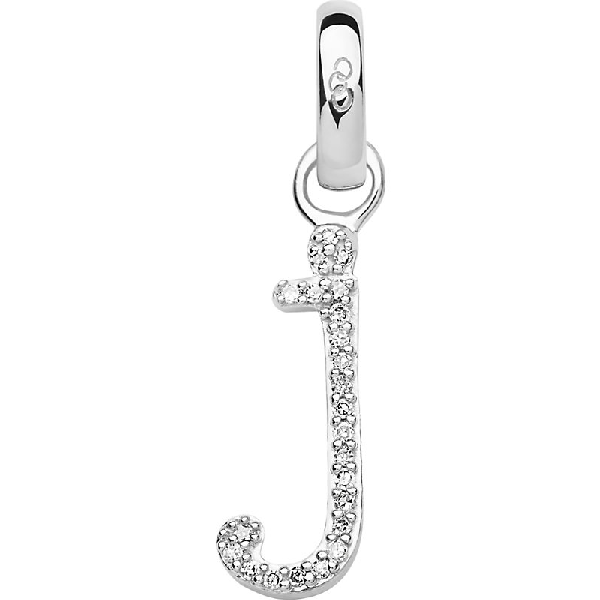 Links Of London Alphabet J Sterling Silver And Diamond Charm Modesens