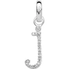 Links Of London Alphabet J Sterling Silver And Diamond Charm