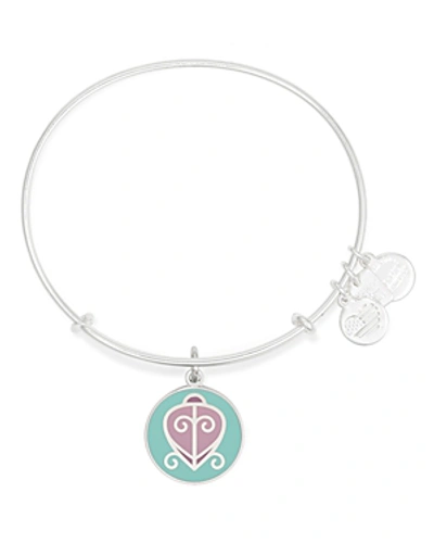 Alex And Ani The Way Home Expandable Wire Bangle, Charity By Design Collection In Rafaelian Silver